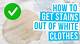 How to Get Stains off of White Shirts Without Using Bleach