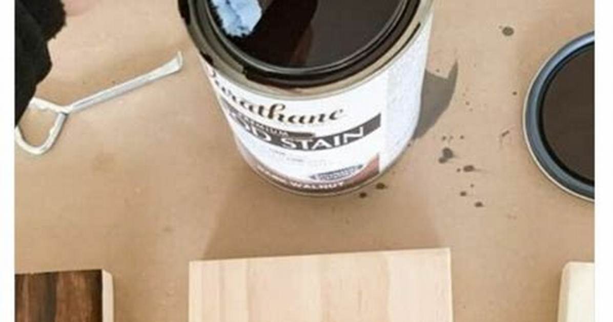 How to Get Wood Stain out Of