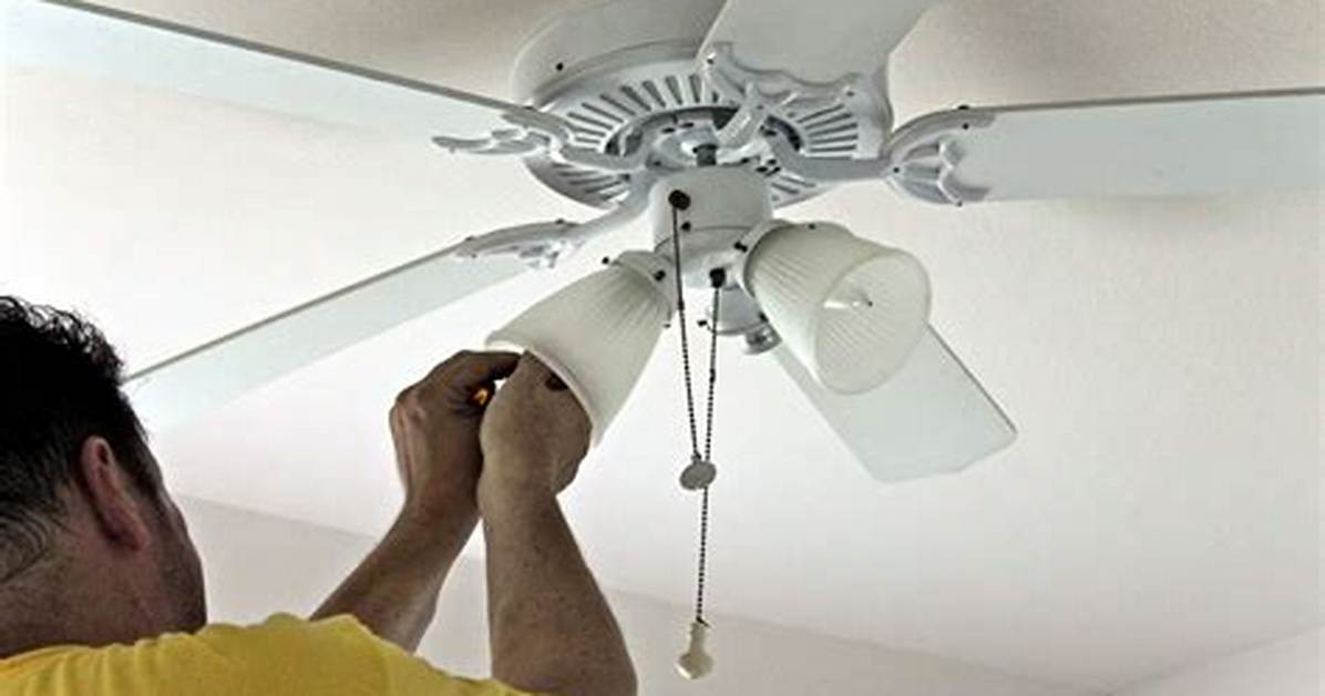 How to Hang a Ceiling Fan in a Mobile