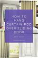 How to Hang a Sliding Curtain from a Cement Ceiling