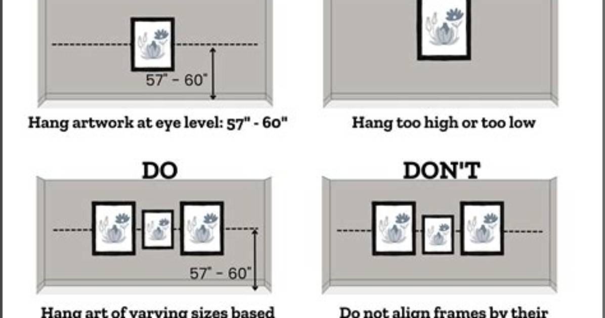 How to Hang Pictures On