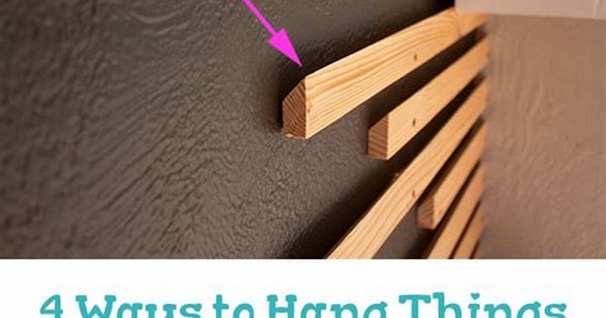 How to Hang Something Heavy