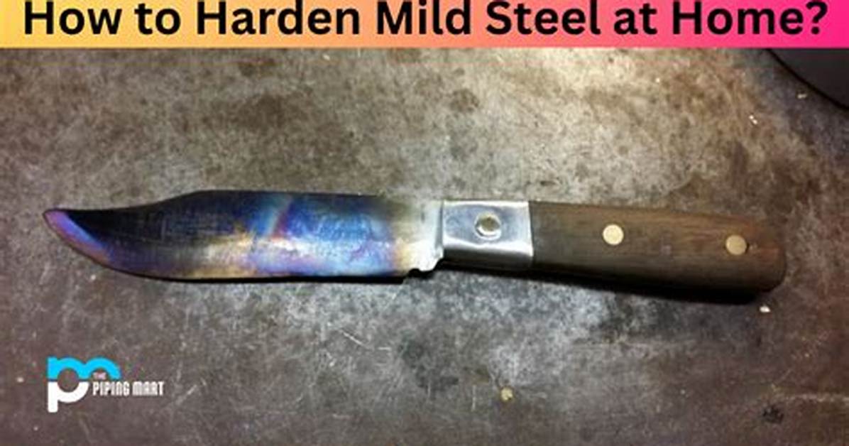 How to Harden Mild Steel with Salt