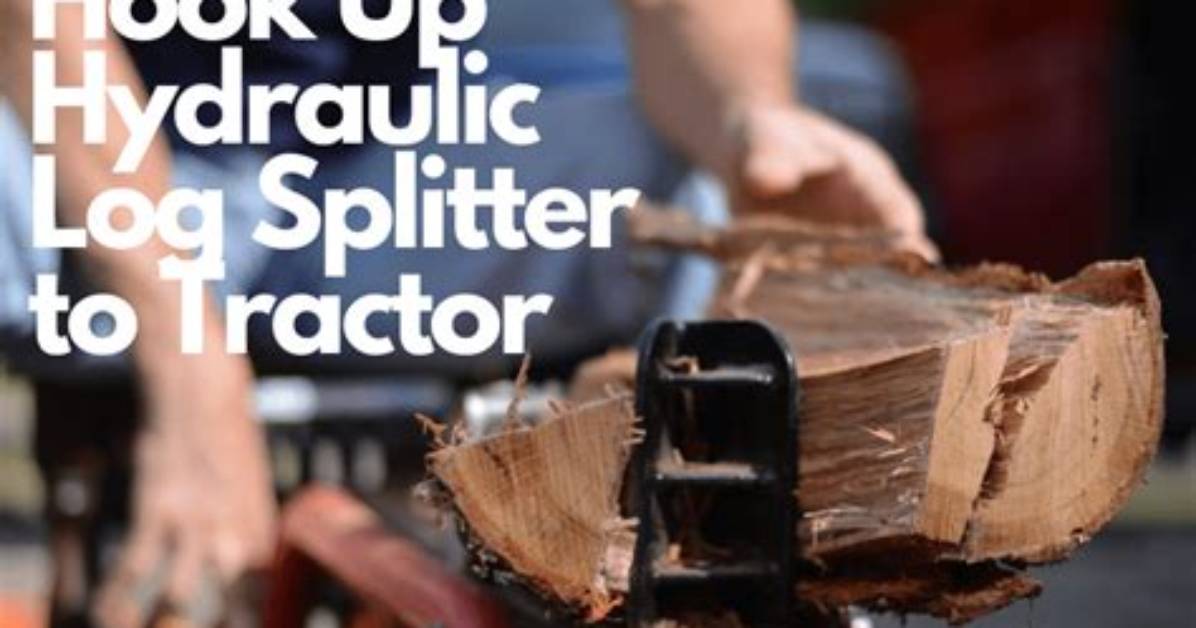 How to Hook up a Log Splitter to My