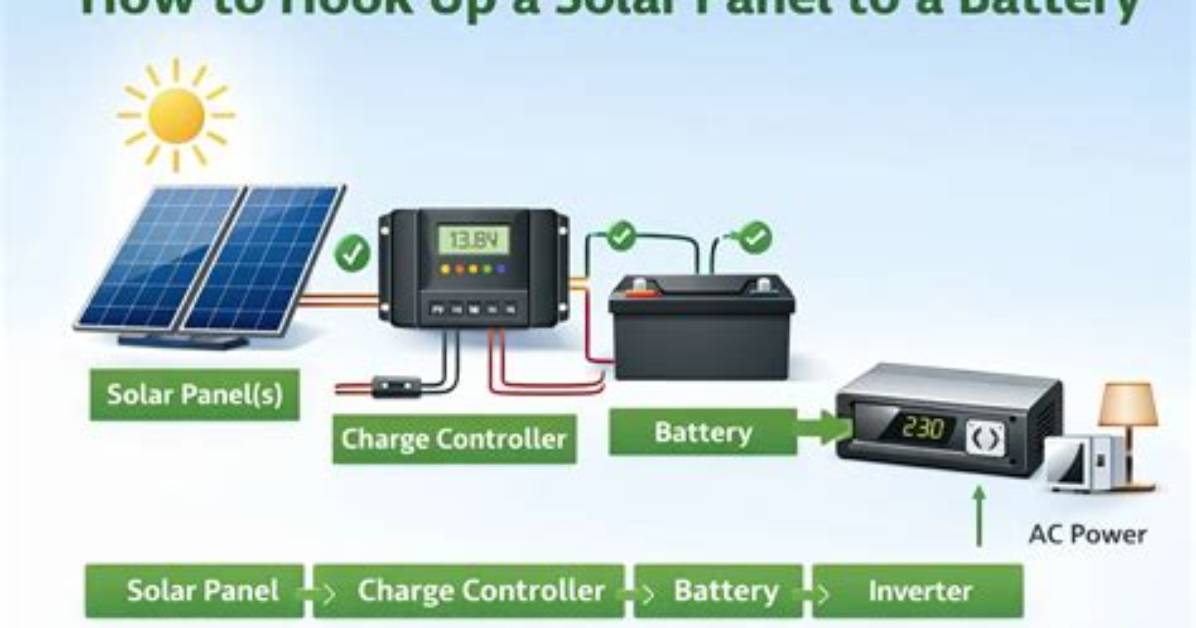 How to Hook up Batteries to Solar