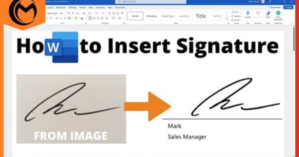 【How-To】How to Add Signature in Word Mac