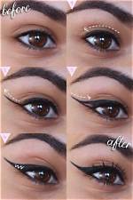 【How-To】How to Do Winged Eyeliner with Eyeshadow