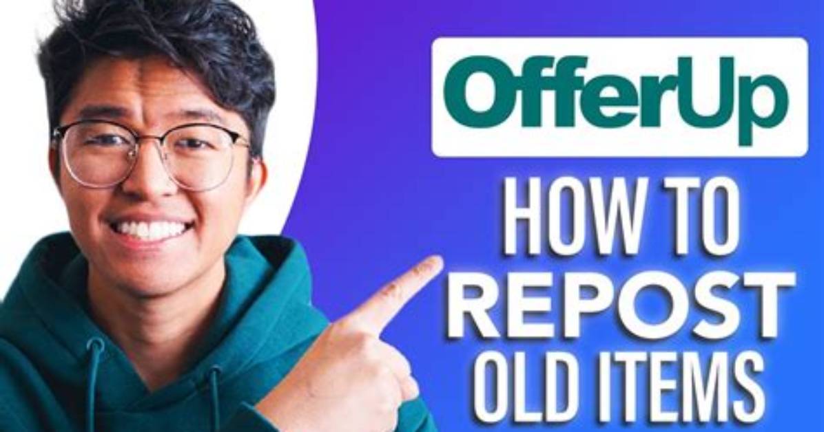 【How-To】How to Repost on Offerup on iPhone or iPad