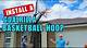 How to Install a Basketball Goal on a Pitched Roof