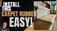 How to Install a Carpet Runner on Laminate Stairs