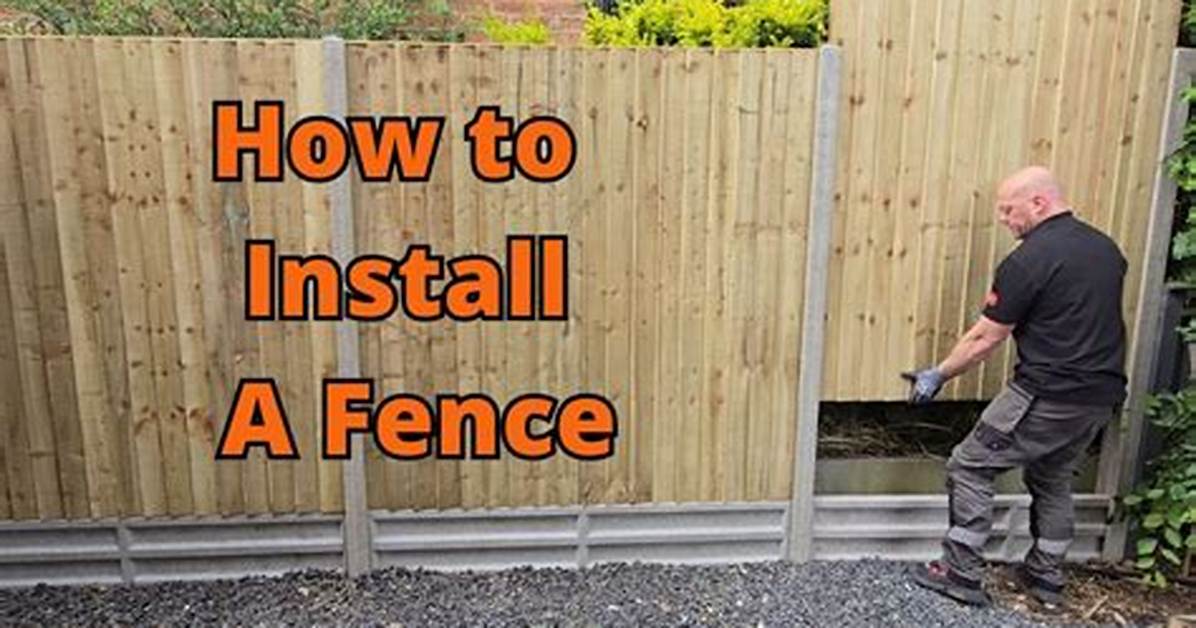 How to Install a Fence Next to a Neighbor S