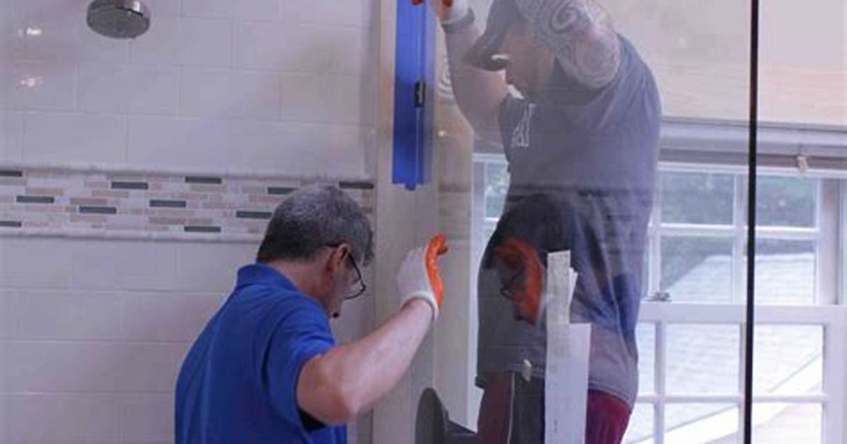 How to Install a Glass Shower Splash
