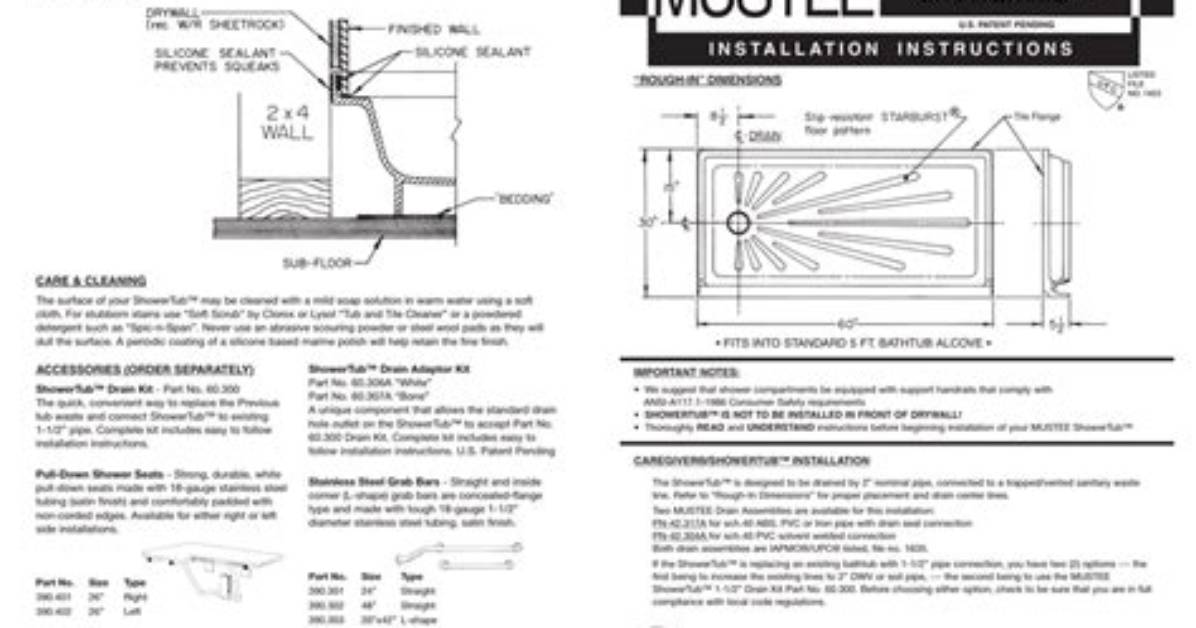 How to Install a Mustee Drain