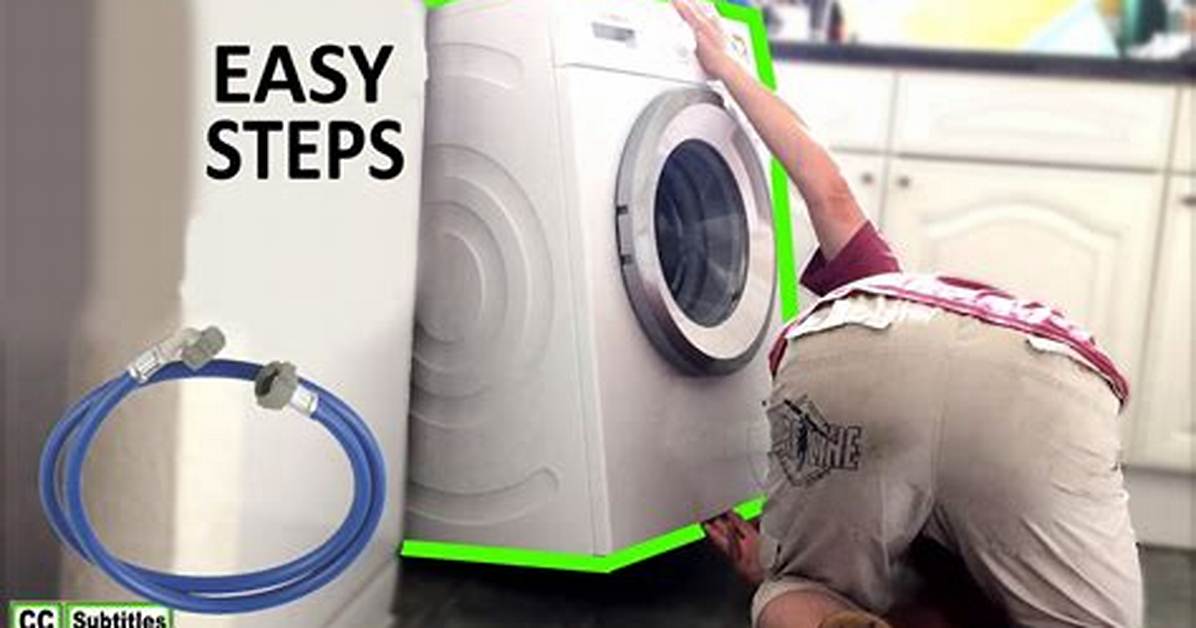 How to Install a Washing Machine on A