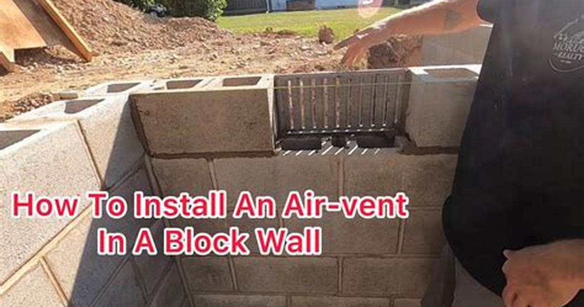How to Install an Air Vent in Drywall