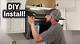 How to Install an over the Range Microwave Without Cabinets on the Side