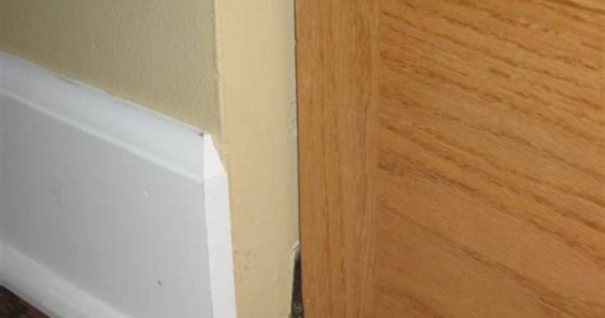 How to Install Baseboard Around Bifold Doors