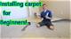 How to Install Cabinets over a Carpet
