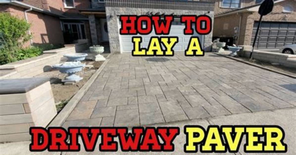 How to Install Driveway