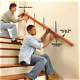 How to Install Hand Railings for Stairs with Plaster Walls