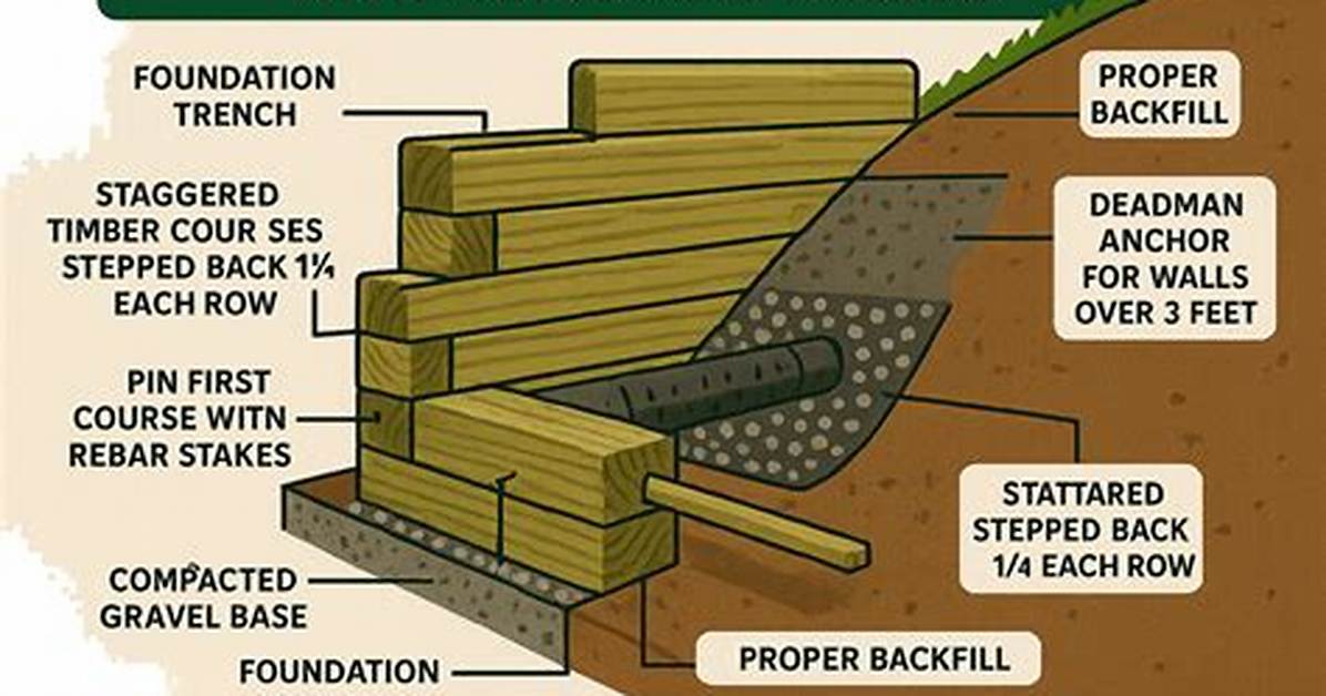 How to Install Landscape Timbers