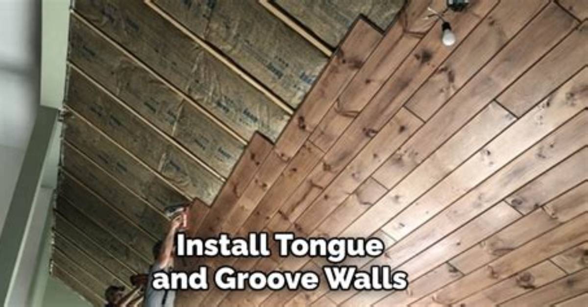 How to Install Mahogany Tongue and Groove on an Outside