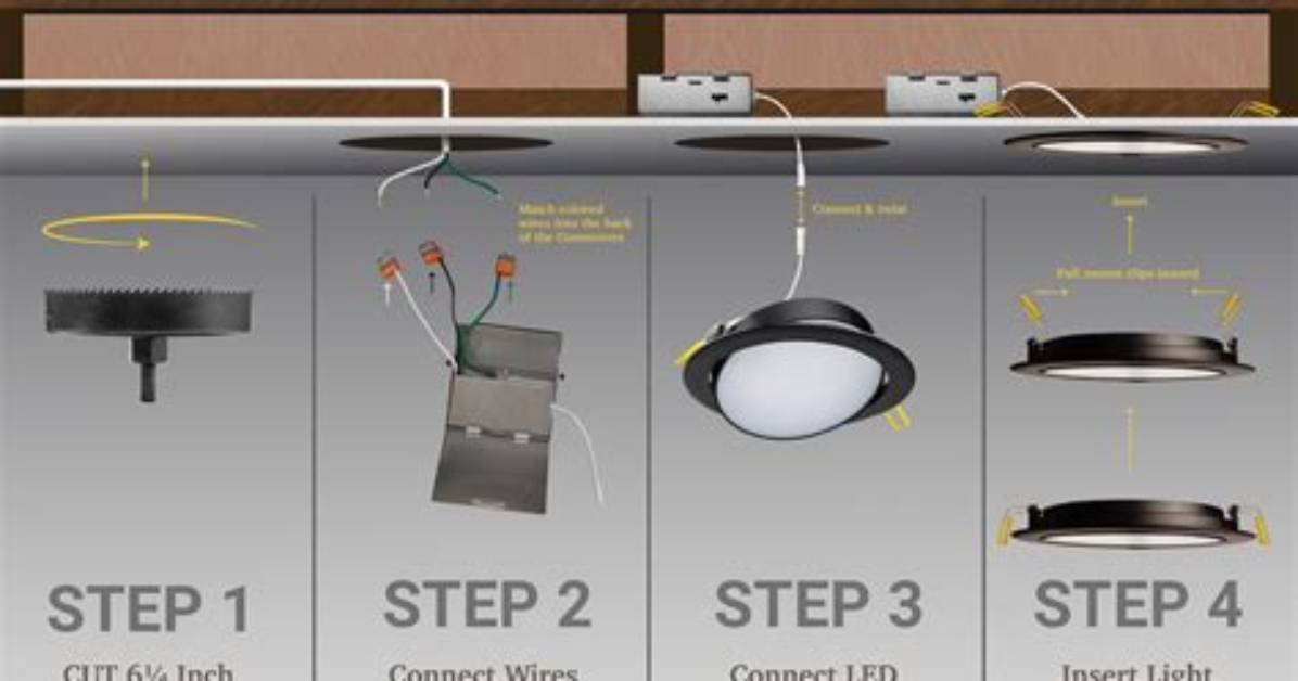 How to Install Recessed Lighting In
