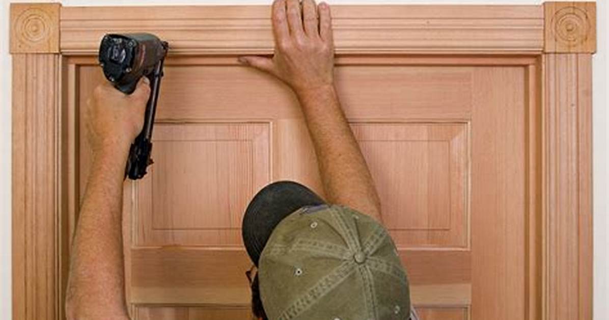 How to Install Rosette Door Trim