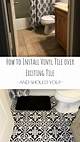 How to Install Vinyl Tiles over Existing Linoleum Flooring