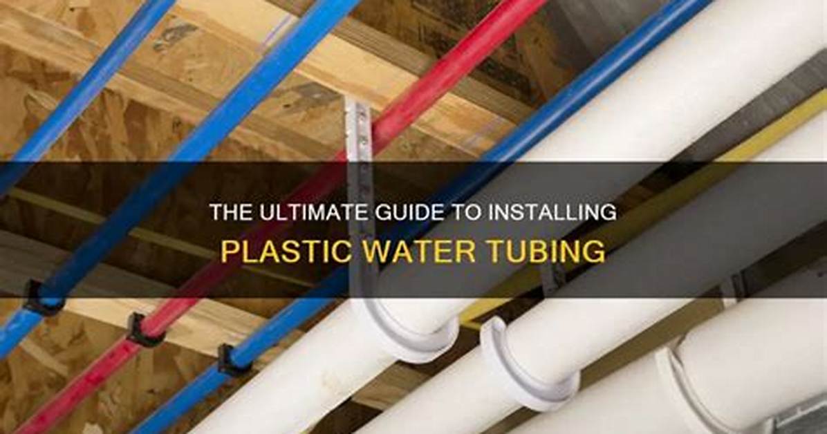 How to Install Water Tubing in an Lg