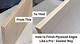 How to Install Wood Edge Trim for Tile Countertops