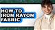 How to Iron Rayon | Homesteady