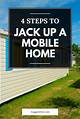How to Jack up a Mobile Home