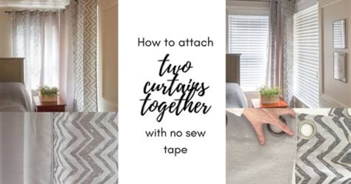 How to Join Two Curtains Together?