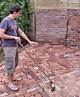 How to Lay a Brick Patio on Uneven Ground