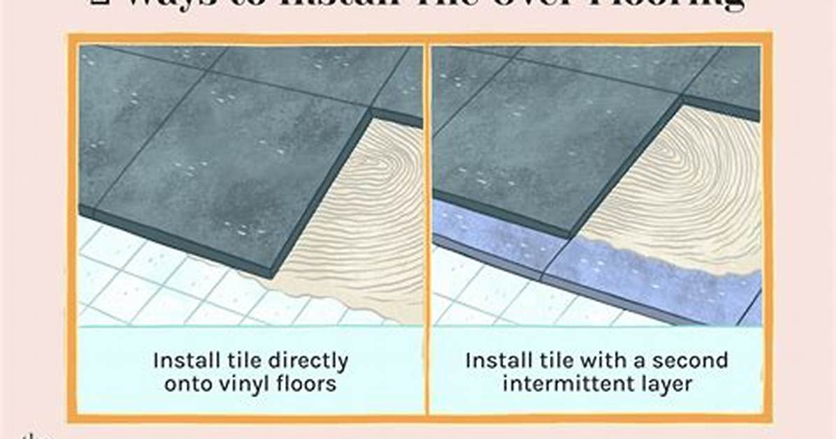How to Lay Ceramic Tile Over