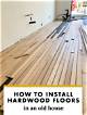 How to Lay Hardwood Flooring Around a Curve