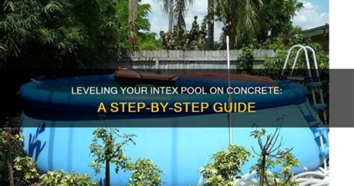 How to Level an Intex Pool