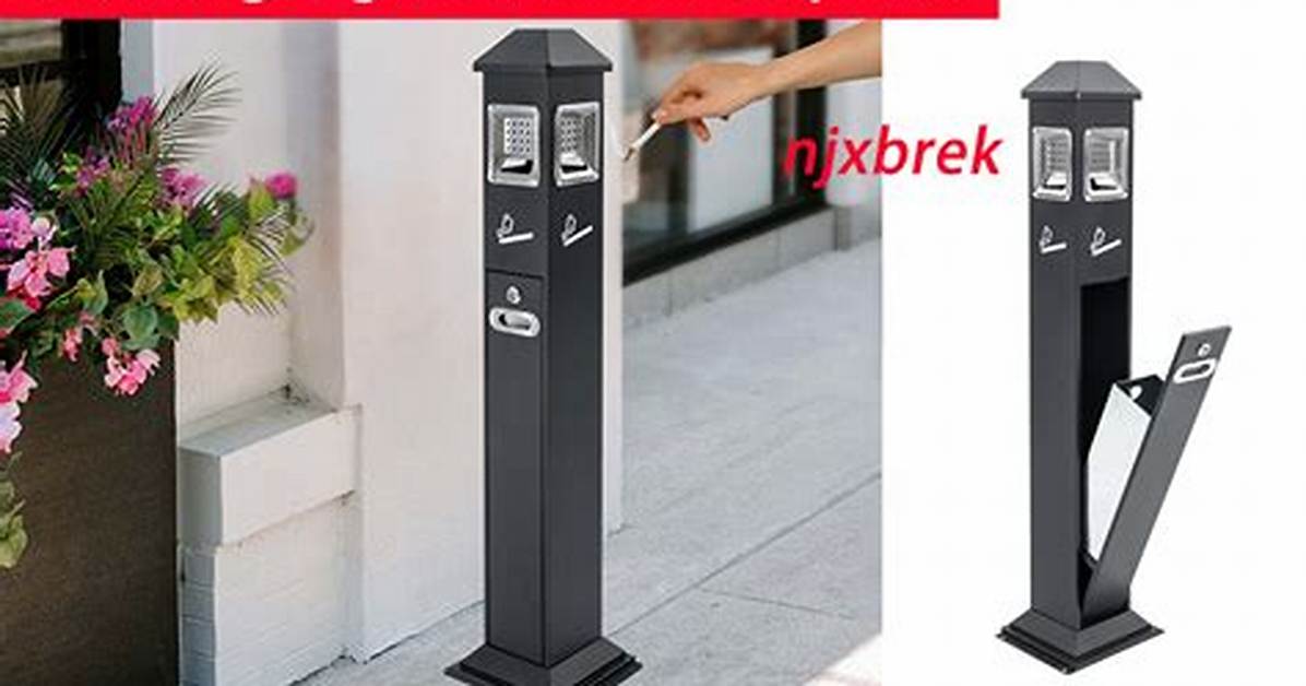 How to Make a Cigarette Butt Receptacle