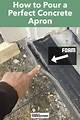 How to Make a Concrete Apron