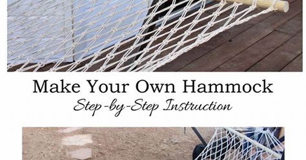 How to Make a Hammock With