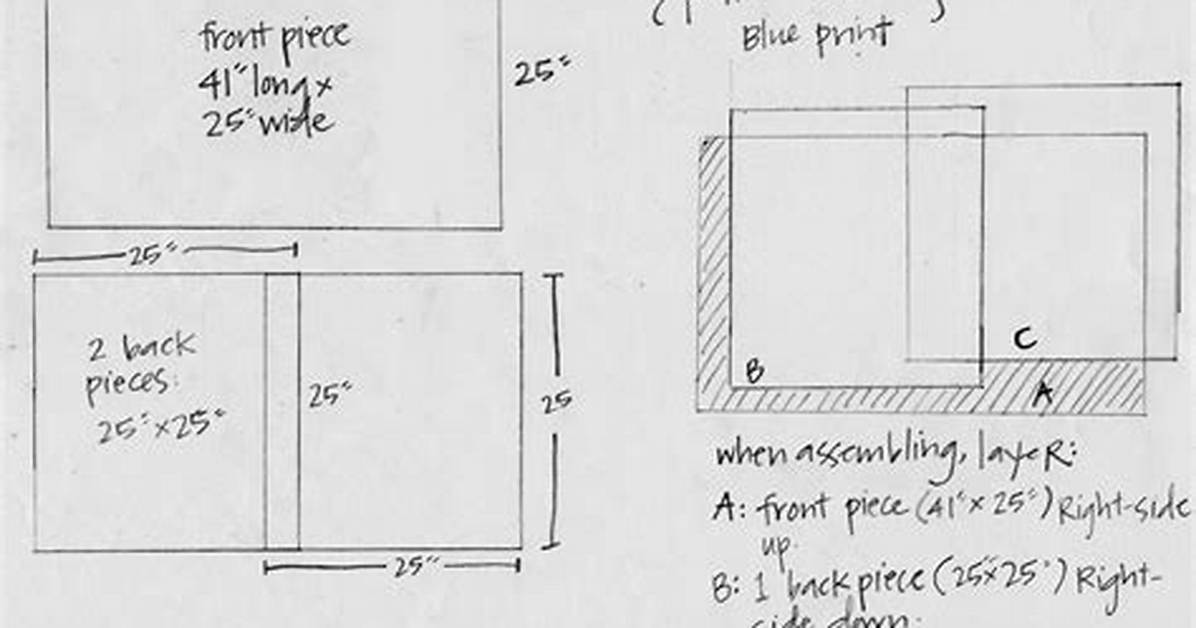 How to Make a King Size Pillowcase with a Coordinating