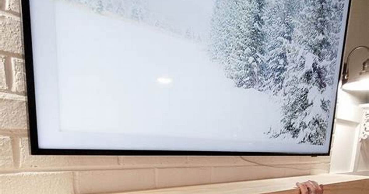 How to Make a Log Mantel