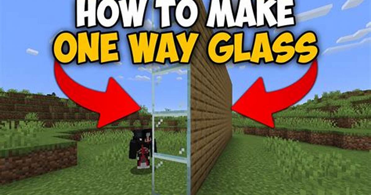 How to Make a One Way