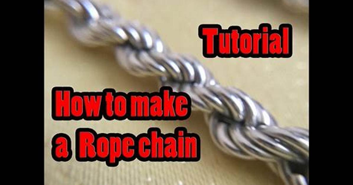 How to Make a Rope-and-Chain Saw to Prune High Tree Limbs