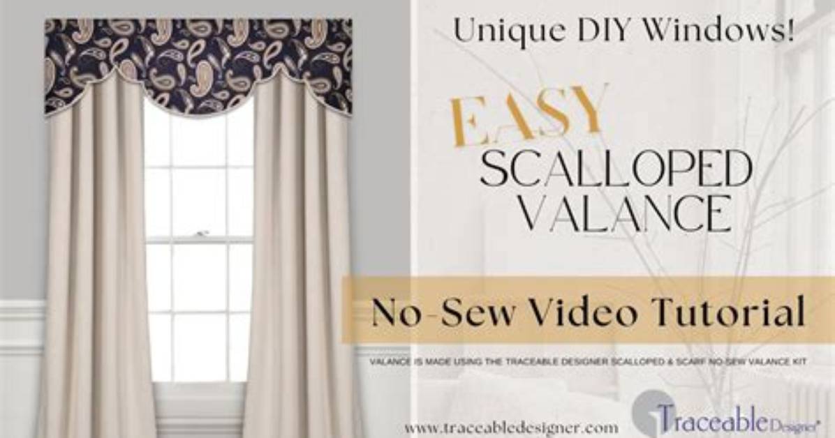How to Make a Shaped Valance