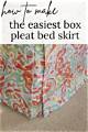 How to Make a Tailored Bedskirt