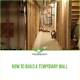 How to Make a Temporary Wall out of Plywood