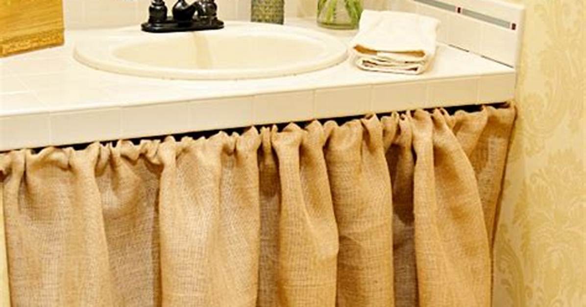 How to Make a Vanity Skirt