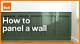 How to Make a Wood Paneling Wall Look Like Drywall